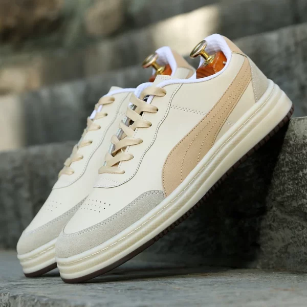 کفش روزمره پوما پلاس کرم قهوه ای