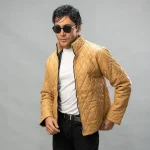 کت چرم مردانه 4030 کرم سارزی