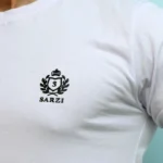 تی شرت ساده سفید سارزی - Image 3