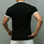 تی شرت ورزشی سه نواره مشکی سارزی - Image 2