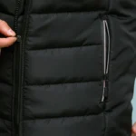 کاپشن مردانه پفکی مشکی سارزی - Image 3