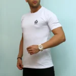 تی شرت ساده سفید سارزی - Image 4