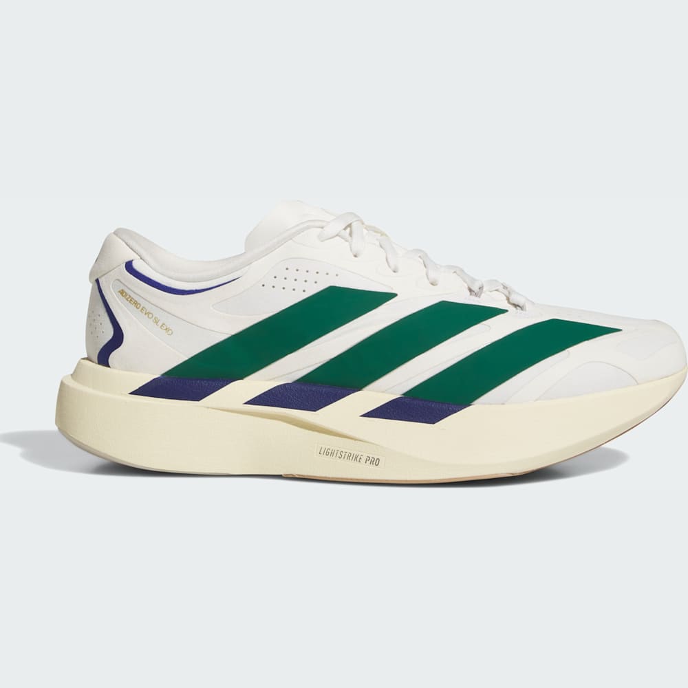 SARZI-ADIDAS-ADIZERO-EVO-SL-EXO-SUEDE - سفید و سبز و سفید کرمی KI4847 - KI4847 - 1
