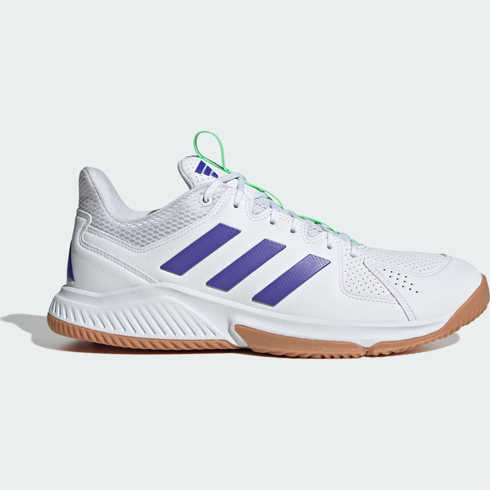 SARZI-ADIDAS-COURT-FLIGHT-INDOOR - سفید و بنفش شفاف و کرم KJ9647 - KJ9647 - 1