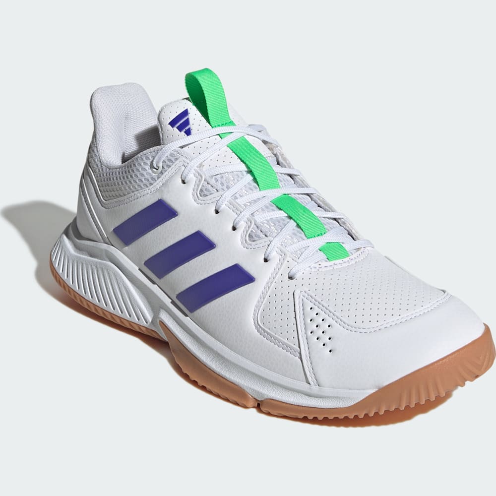 SARZI-ADIDAS-COURT-FLIGHT-INDOOR - سفید و بنفش شفاف و کرم KJ9647 - KJ9647 - 4