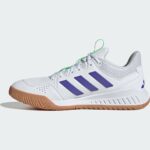 SARZI-ADIDAS-COURT-FLIGHT-INDOOR - سفید و بنفش شفاف و کرم KJ9647 - KJ9647 - 6