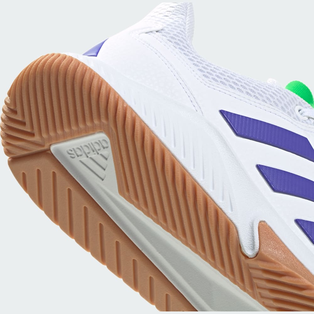 SARZI-ADIDAS-COURT-FLIGHT-INDOOR - سفید و بنفش شفاف و کرم KJ9647 - KJ9647 - 7