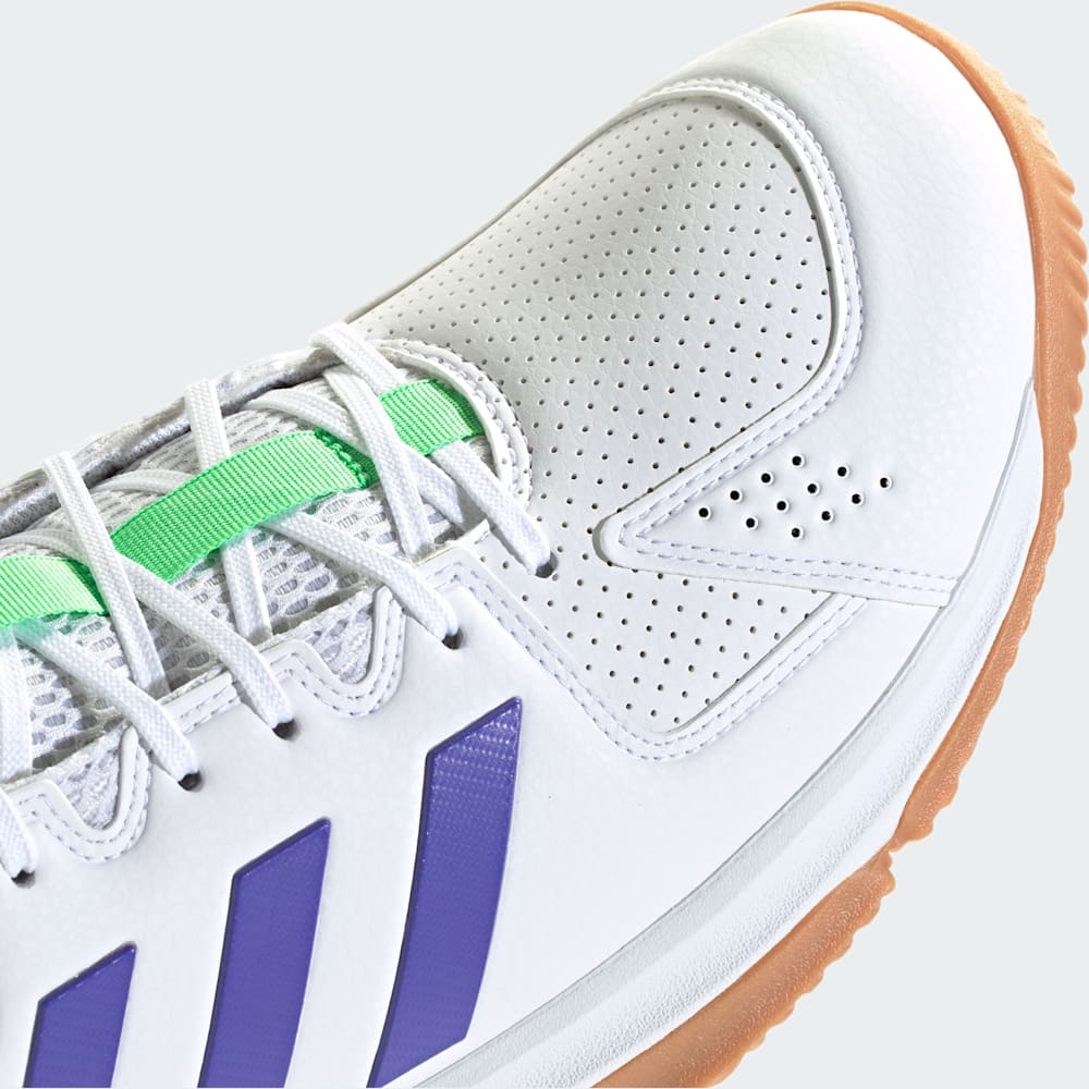SARZI-ADIDAS-COURT-FLIGHT-INDOOR - سفید و بنفش شفاف و کرم KJ9647 - KJ9647 - 8