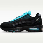SARZI-NIKE-AIRMAX95BIGBUBBLESCORPION-IM4691 - مشکی/آبی گاما/نقره‌ای متالیک/کروم - SARZI-NIKE-AIRMAX95BIGBUBBLESCORPION-IM4691-001 - 1