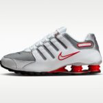 SARZI-NIKE-SHOX-NZ-378341 - سفید/قرمز اسپرت/خاکستری/نقره‌ای متالیک - SARZI-NIKE-SHOX-NZ-378341-104 - 1