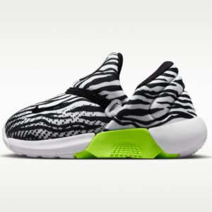 SARZI-NIKE-SWOOSHGO-INFANT2-IV5719 - زبرا (سیاه/سفید) با کفی سبز لیمویی (بر اساس مشاهده تصویر) - SARZI-NIKE-SWOOSHGO-INFANT2-IV5719-100 - 1