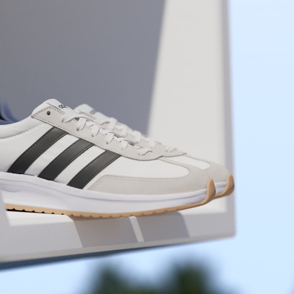 SARZI-ADIDAS-RUN-70S-2 - سفید و مشکی و طوسی روشن IH8584 - IH8584 - 9