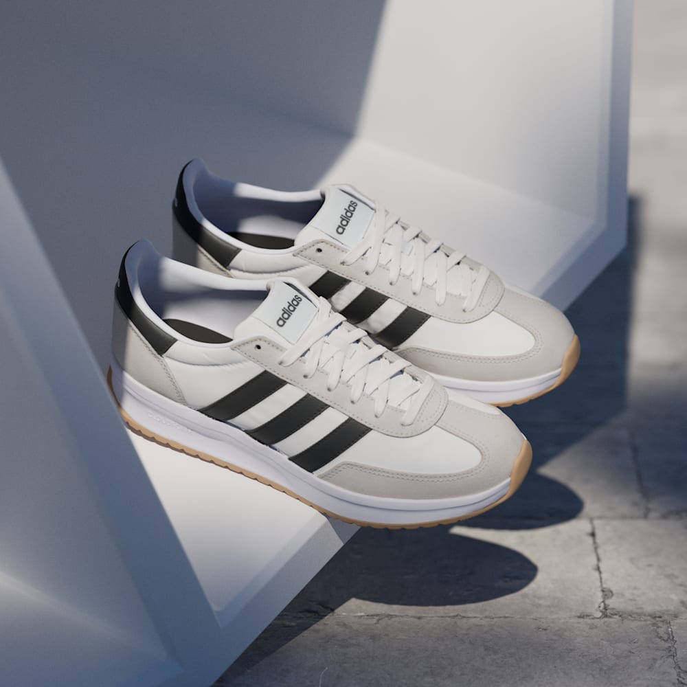 SARZI-ADIDAS-RUN-70S-2 - سفید و مشکی و طوسی روشن IH8584 - IH8584 - 4