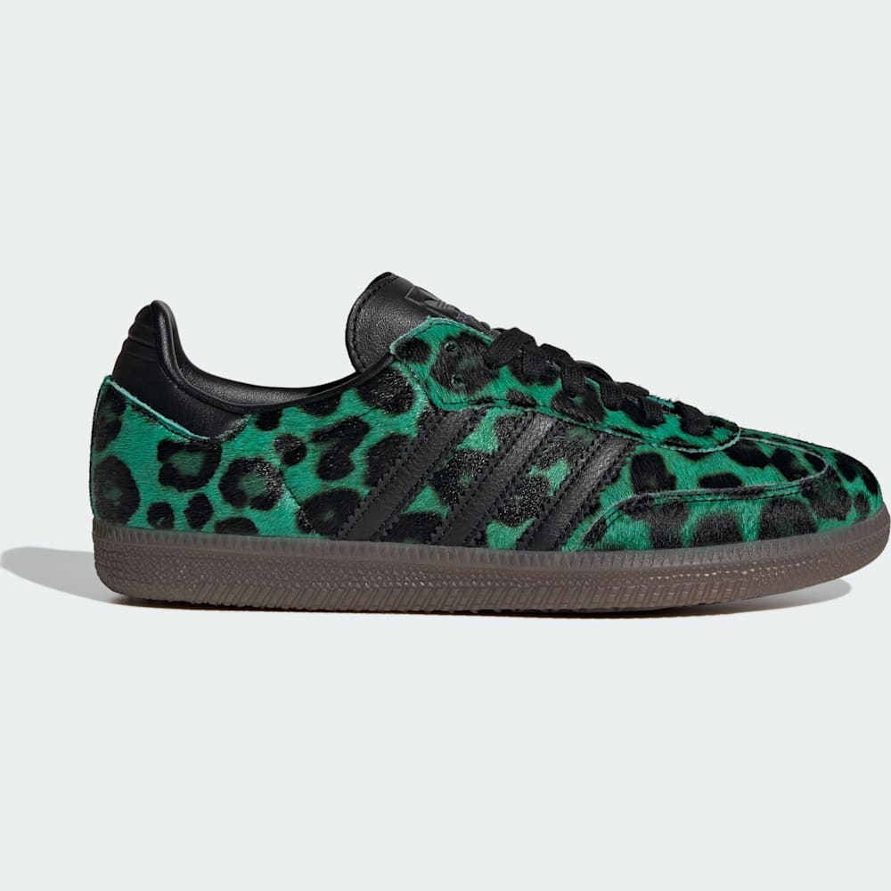 SARZI-ADIDAS-SAMBA-LEOPAR-DESENLI - کرم و مشکی و طلایی متالیک HQ9374 - HQ9374 - 1