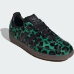 SARZI-ADIDAS-SAMBA-LEOPAR-DESENLI - کرم و مشکی و طلایی متالیک HQ9374 - HQ9374 - 4