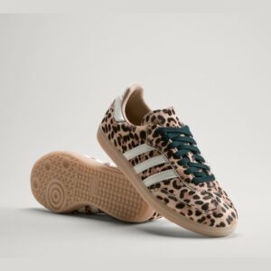 SARZI-ADIDAS-SAMBA-OG-LEOPAR-DESENLI - بژ و عاجی و کرپ طبیعی KI6674 - KI6674 - 1