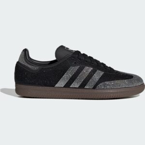 SARZI-ADIDAS-SAMBA-OG-PARLAK-TASLI - مشکی و سفید IH9052 - IH9052 - 1