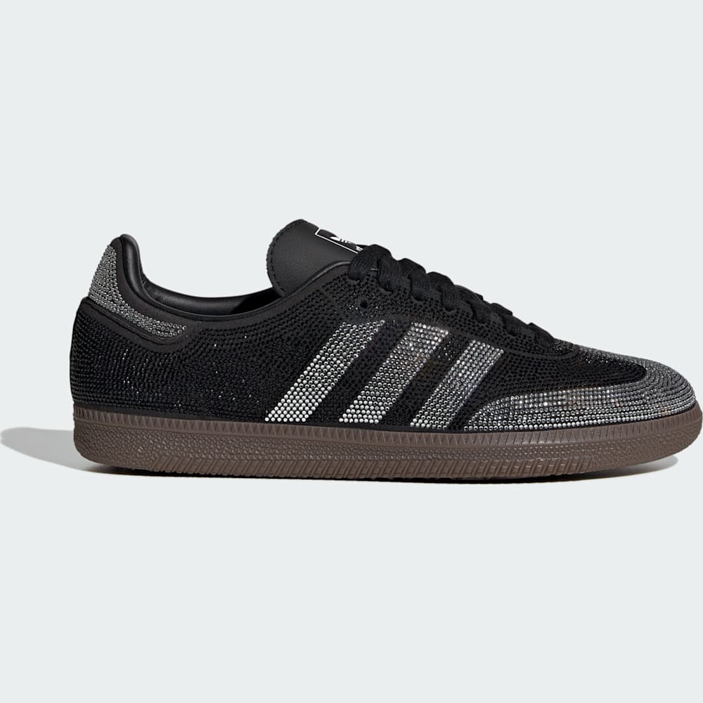 SARZI-ADIDAS-SAMBA-OG-PARLAK-TASLI - مشکی و سفید IH9052 - IH9052 - 1