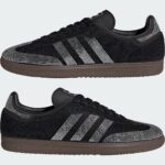 SARZI-ADIDAS-SAMBA-OG-PARLAK-TASLI - مشکی و سفید IH9052 - IH9052 - 7