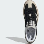SARZI-ADIDAS-SAMBA-OG-W - مشکی و سفید مرواریدی و نقره‌ای متالیک IE5836 - IE5836 - 2