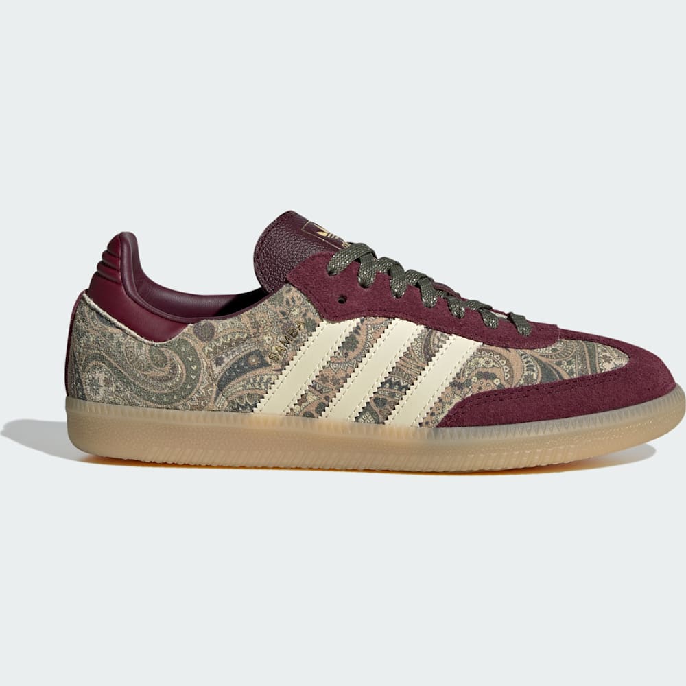 SARZI-ADIDAS-SAMBA-OG-X-LIBERTY-LONDON - زرشکی و کرم وانیلی و زیتونی KH9802 - KH9802 - 1