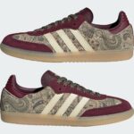 SARZI-ADIDAS-SAMBA-OG-X-LIBERTY-LONDON - زرشکی و کرم وانیلی و زیتونی KH9802 - KH9802 - 7