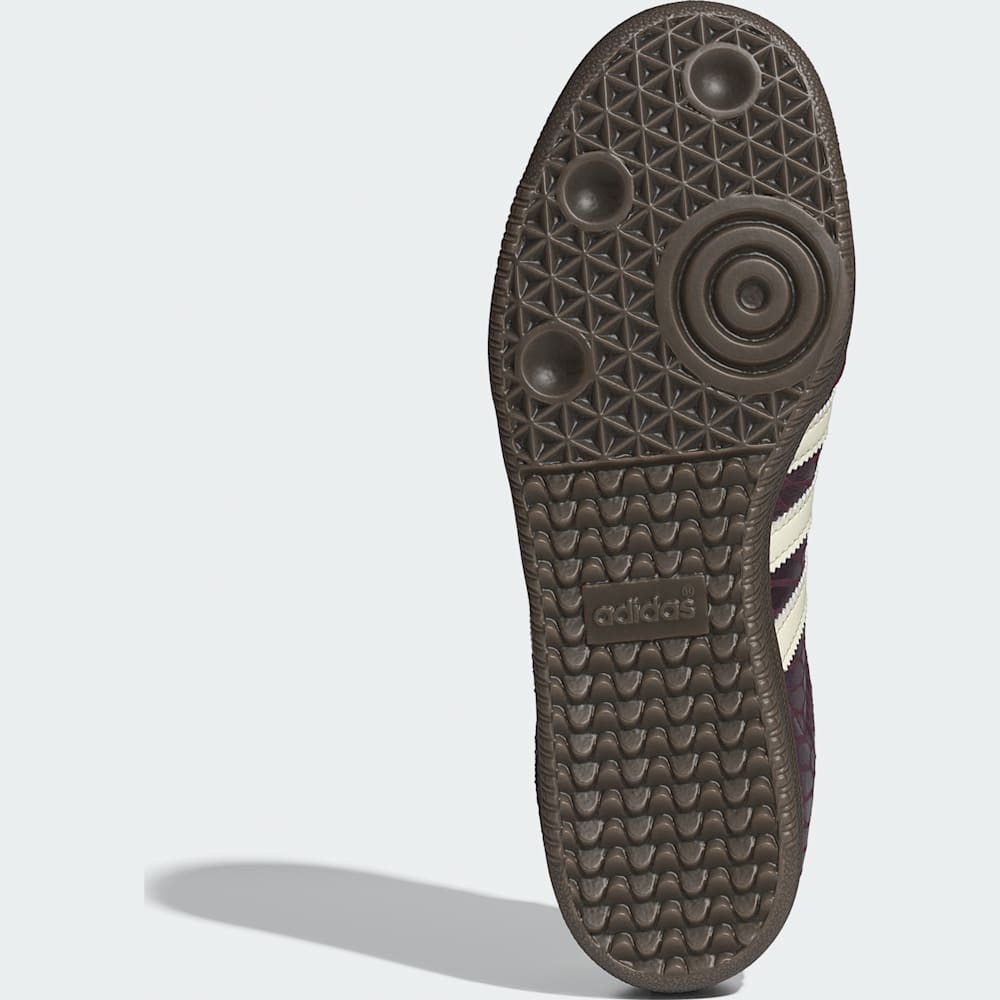SARZI-ADIDAS-SAMBA-OG-YILAN-DESENLI - زرشکی و سفید کرمی و طلایی متالیک IH3979 - IH3979 - 3