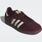 SARZI-ADIDAS-SAMBA-OG-YILAN-DESENLI - زرشکی و سفید کرمی و طلایی متالیک IH3979 - IH3979 - 4