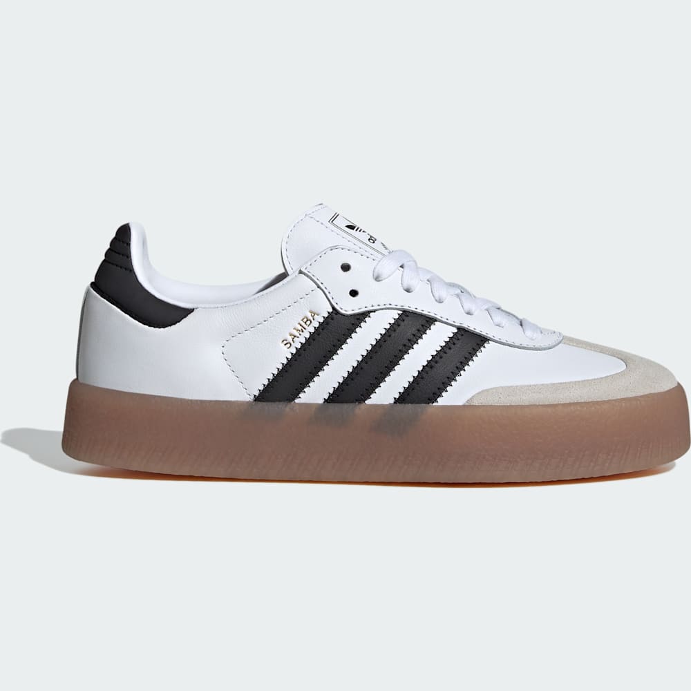 SARZI-ADIDAS-SAMBAE - سفید و مشکی و طلایی متالیک JI1349 - JI1349 - 1