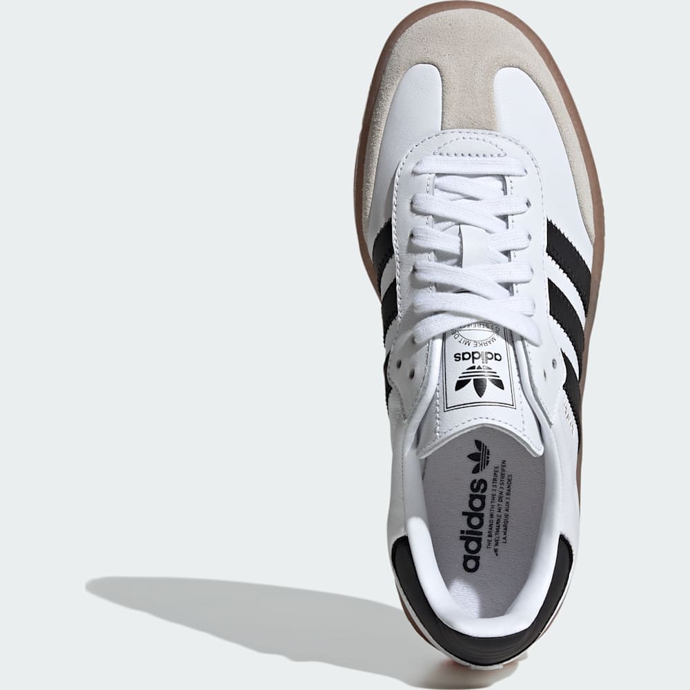 SARZI-ADIDAS-SAMBAE - سفید و مشکی و طلایی متالیک JI1349 - JI1349 - 2