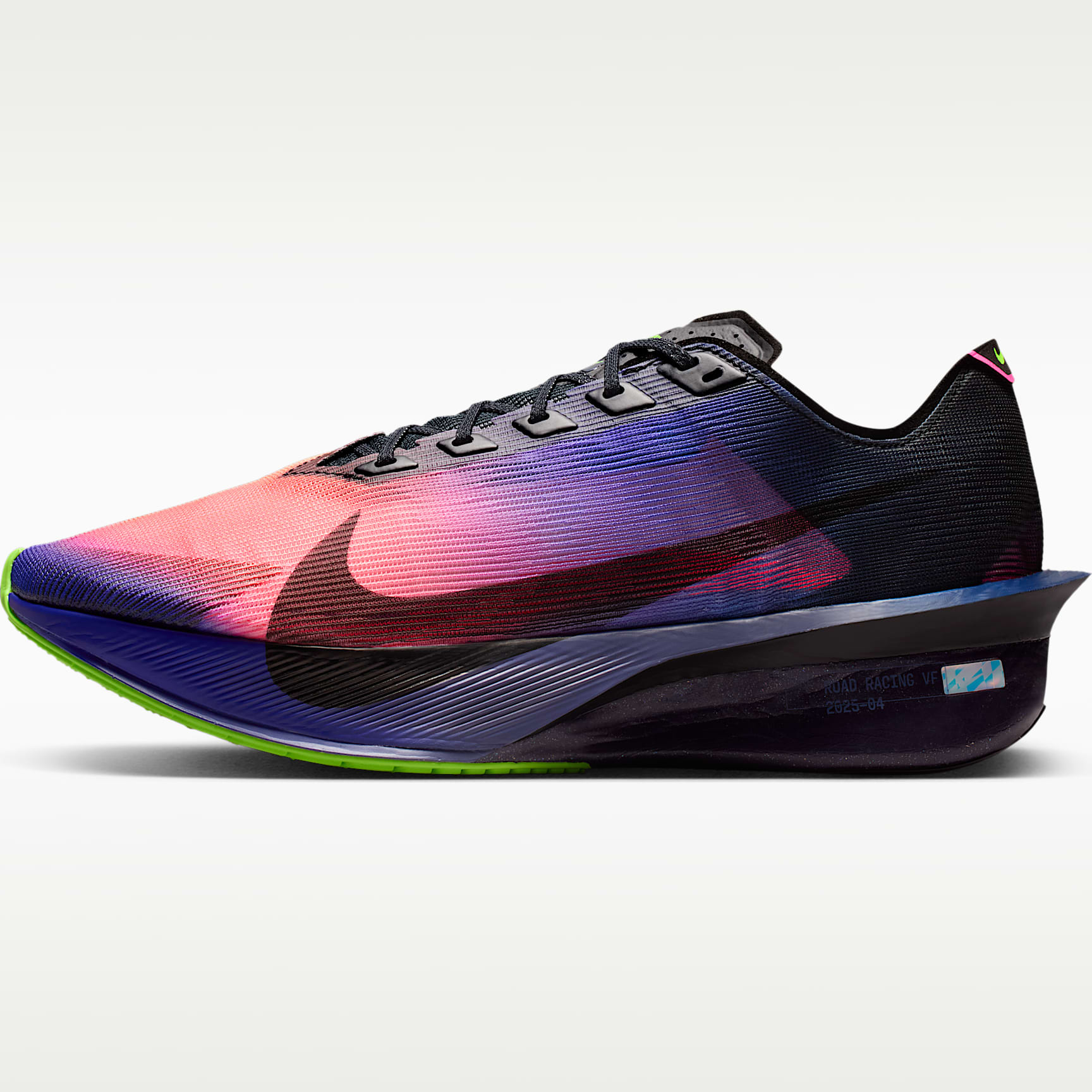 SARZI-NIKE-VAPORFLY-4-GLAM-IO9571 - مشکی مایل به آبی تیره/بنفش/قرمز آتشین/مشکی - SARZI-NIKE-VAPORFLY-4-GLAM-IO9571-400 - 1