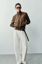 ZARA-03046256 - بژ روشن - ZARA-03046256-092 - 5