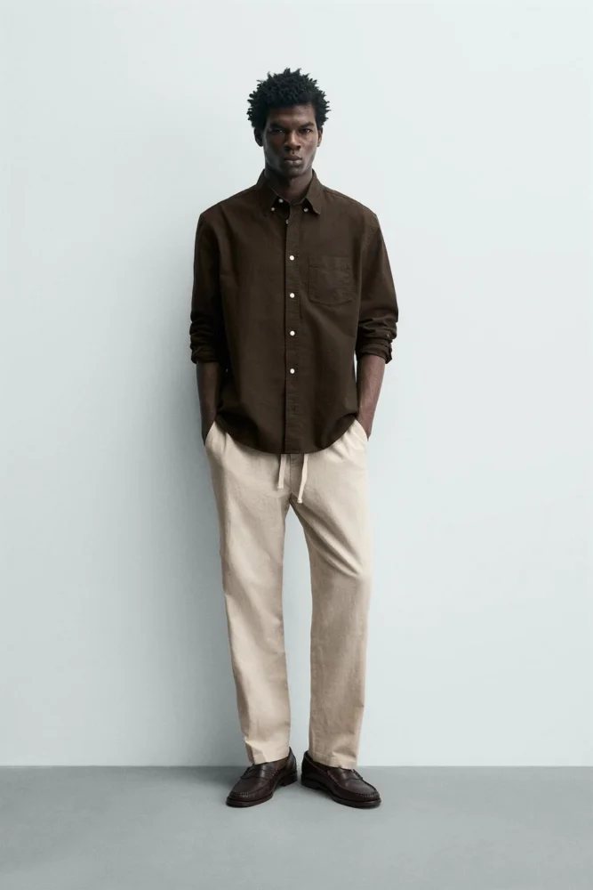 ZARA-04470460 - بژ روشن - ZARA-04470460-052 - 1