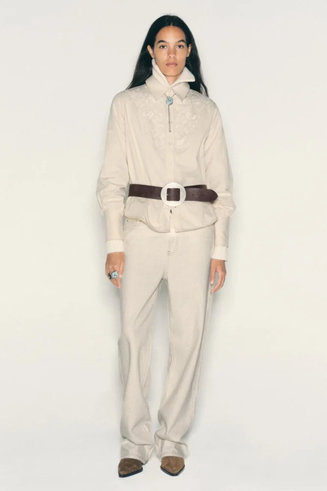 ZARA-06164153 - کرم - ZARA-06164153-712 - 1