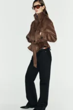 ZARA-06318242 - Koyu kahverengi - ZARA-06318242-716 - 3
