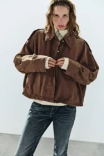 ZARA-08197271 - قهوه‌ای - ZARA-08197271-700 - 2