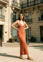 OXX-23YOX-ALCUTDRESS-4253 - Turuncu - 23YOX-ALCUTDRESS-4253 - 2