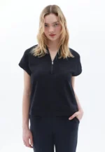 OXX-24YOX-CUPNECKZIP-147 - Siyah - 24YOX-CUPNECKZIP-147 - 2