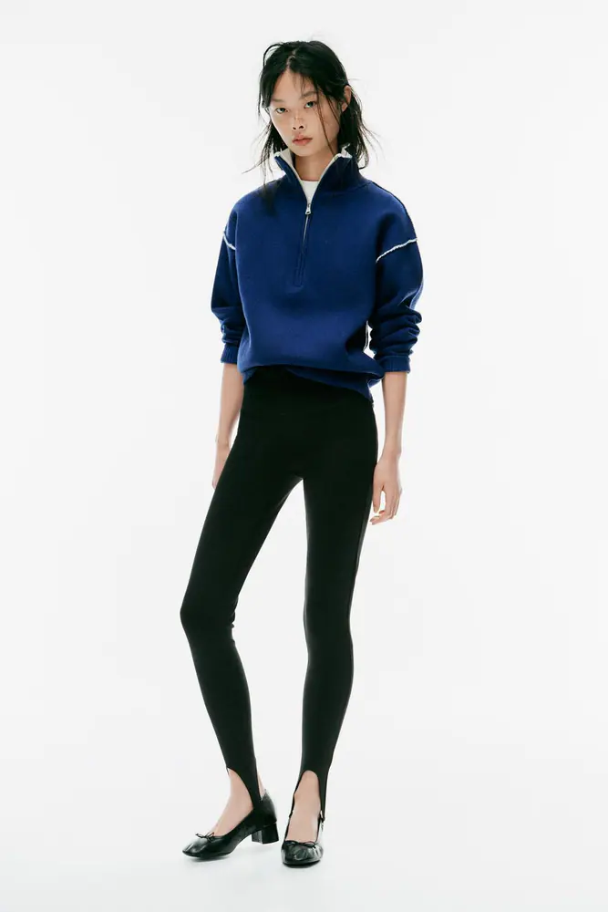 08146102_420_1 بافت و ژاکت زارا زنانه مدل OVERSIZE MIXED KNIT JUMPER کد 08146102 - تصویر 1