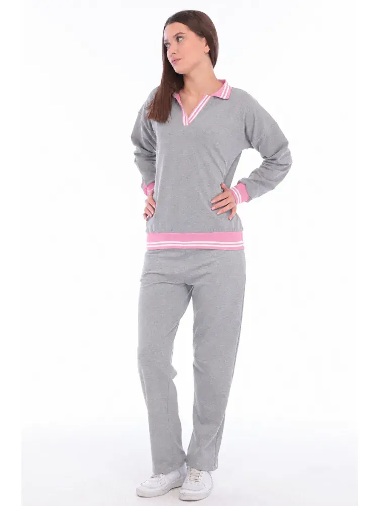 LCW-8537 - 74 - Gri - Gri Melanj - 8537 - 74 - Gri - S000578791 - 7